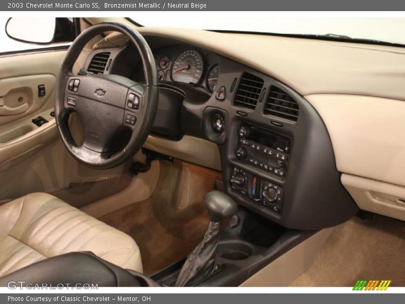 Bronzemist Metallic / Neutral Beige 2003 Chevrolet Monte Carlo SS