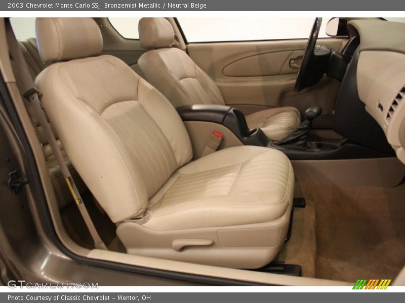 Bronzemist Metallic / Neutral Beige 2003 Chevrolet Monte Carlo SS