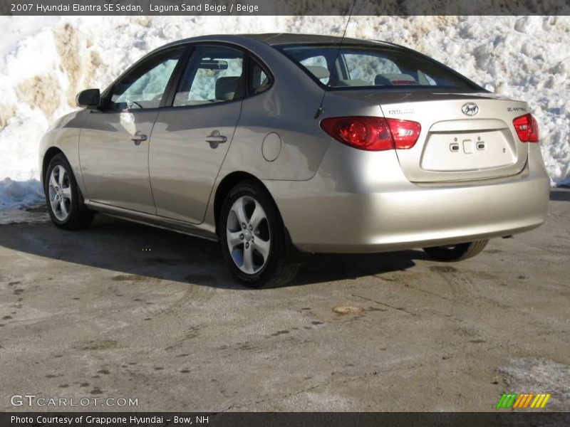 Laguna Sand Beige / Beige 2007 Hyundai Elantra SE Sedan