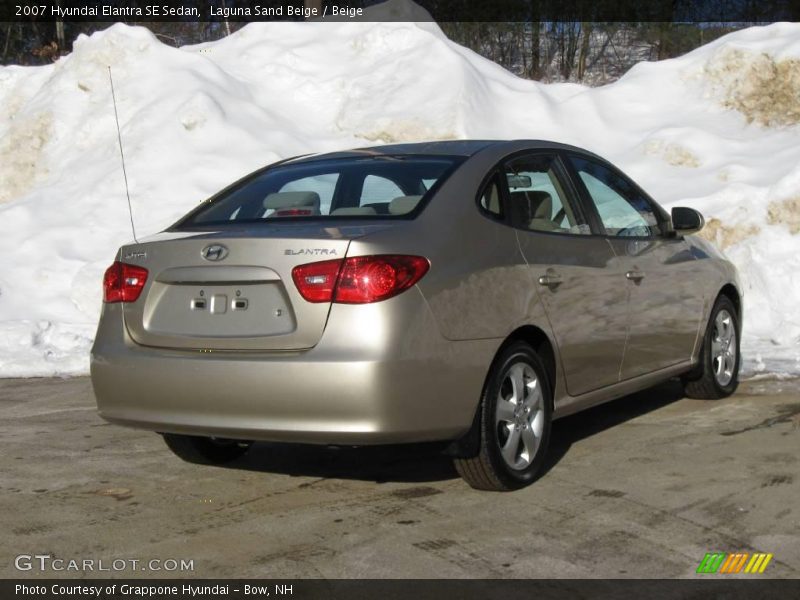 Laguna Sand Beige / Beige 2007 Hyundai Elantra SE Sedan