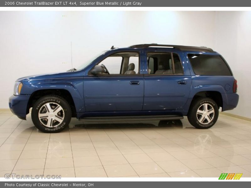 Superior Blue Metallic / Light Gray 2006 Chevrolet TrailBlazer EXT LT 4x4