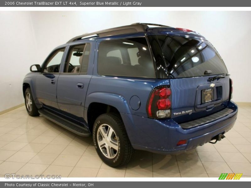 Superior Blue Metallic / Light Gray 2006 Chevrolet TrailBlazer EXT LT 4x4