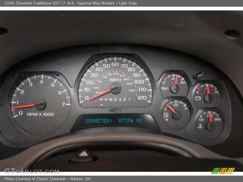 Superior Blue Metallic / Light Gray 2006 Chevrolet TrailBlazer EXT LT 4x4