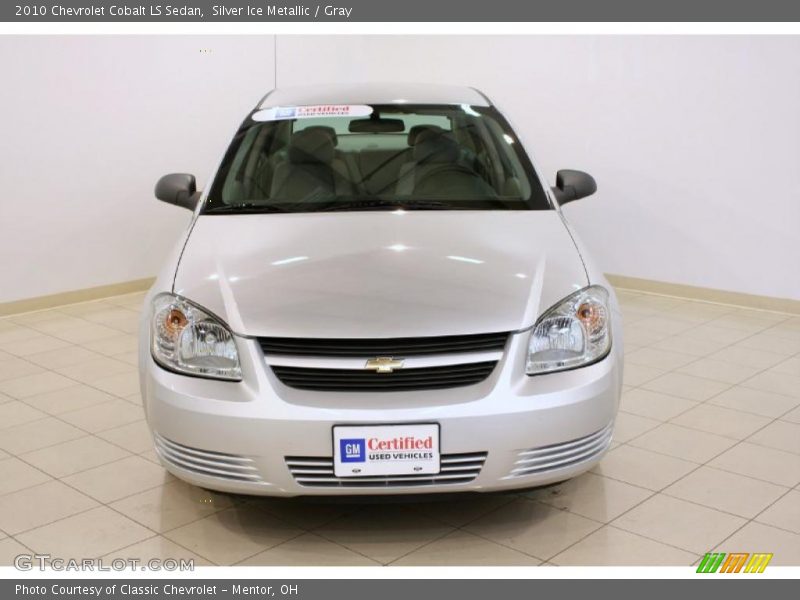 Silver Ice Metallic / Gray 2010 Chevrolet Cobalt LS Sedan