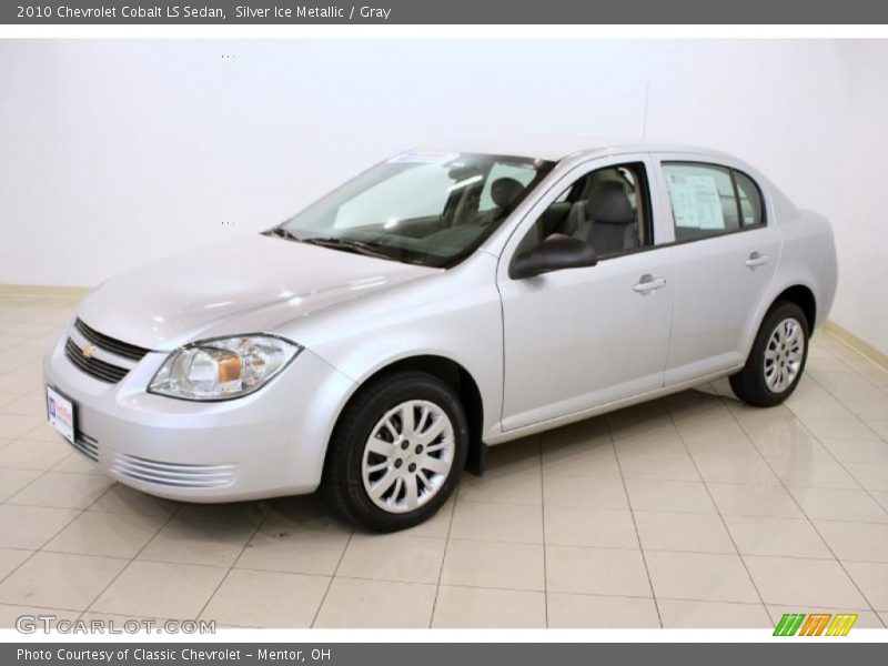 Silver Ice Metallic / Gray 2010 Chevrolet Cobalt LS Sedan