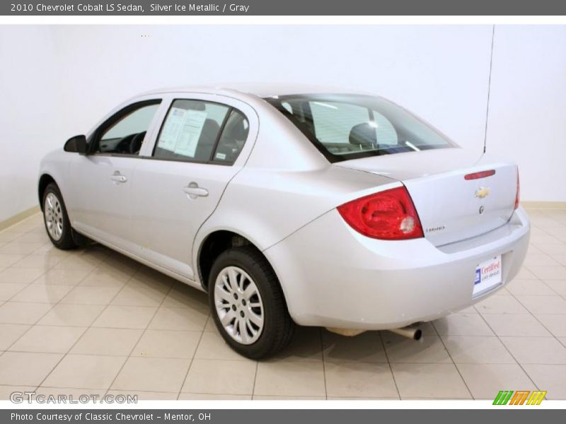 Silver Ice Metallic / Gray 2010 Chevrolet Cobalt LS Sedan