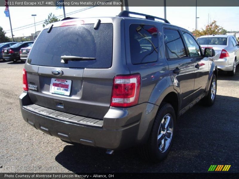 Sterling Grey Metallic / Charcoal Black 2011 Ford Escape XLT 4WD