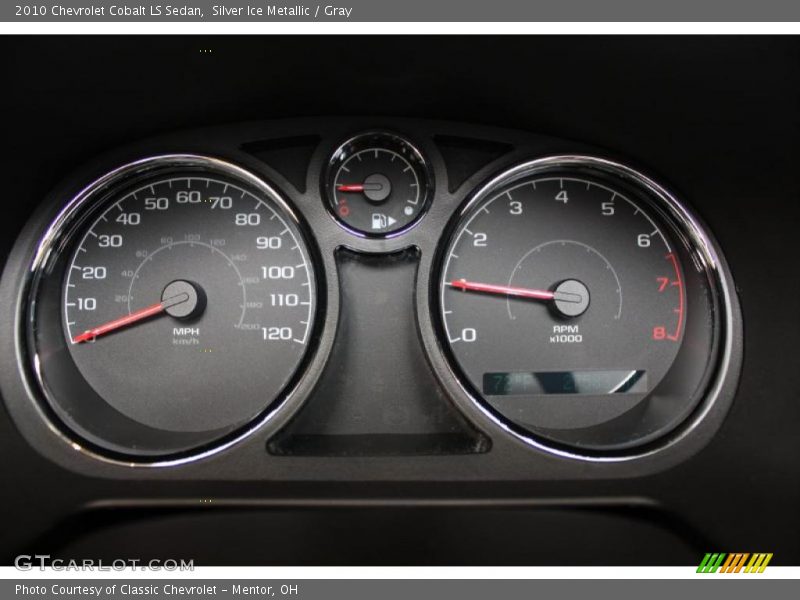 Silver Ice Metallic / Gray 2010 Chevrolet Cobalt LS Sedan