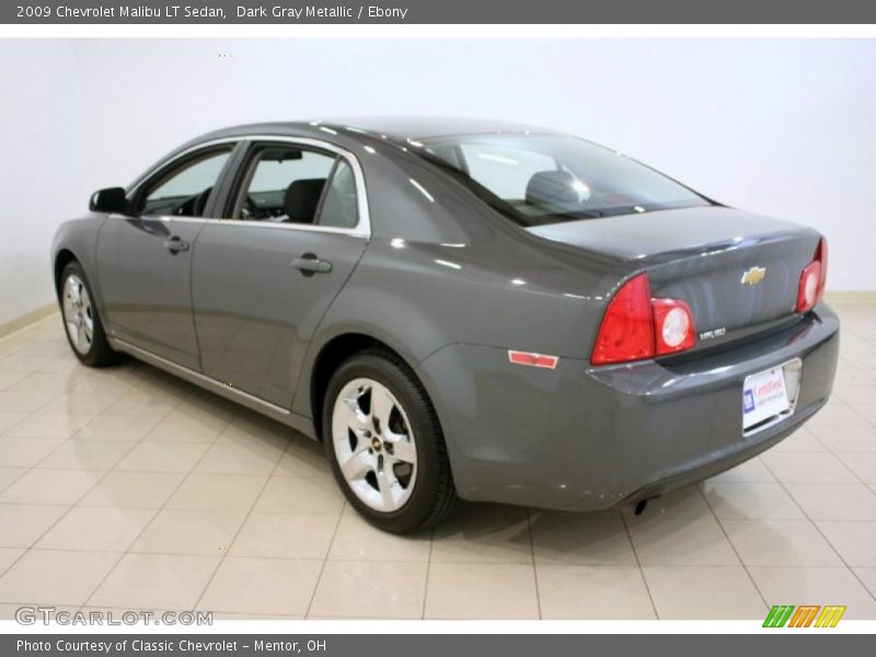 Dark Gray Metallic / Ebony 2009 Chevrolet Malibu LT Sedan