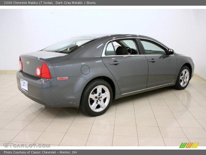 Dark Gray Metallic / Ebony 2009 Chevrolet Malibu LT Sedan