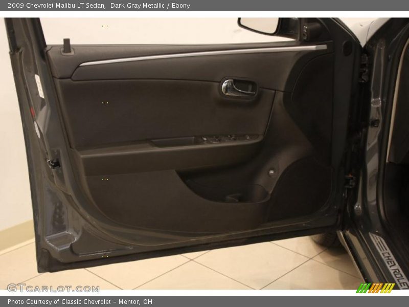 Dark Gray Metallic / Ebony 2009 Chevrolet Malibu LT Sedan