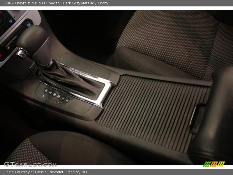 Dark Gray Metallic / Ebony 2009 Chevrolet Malibu LT Sedan