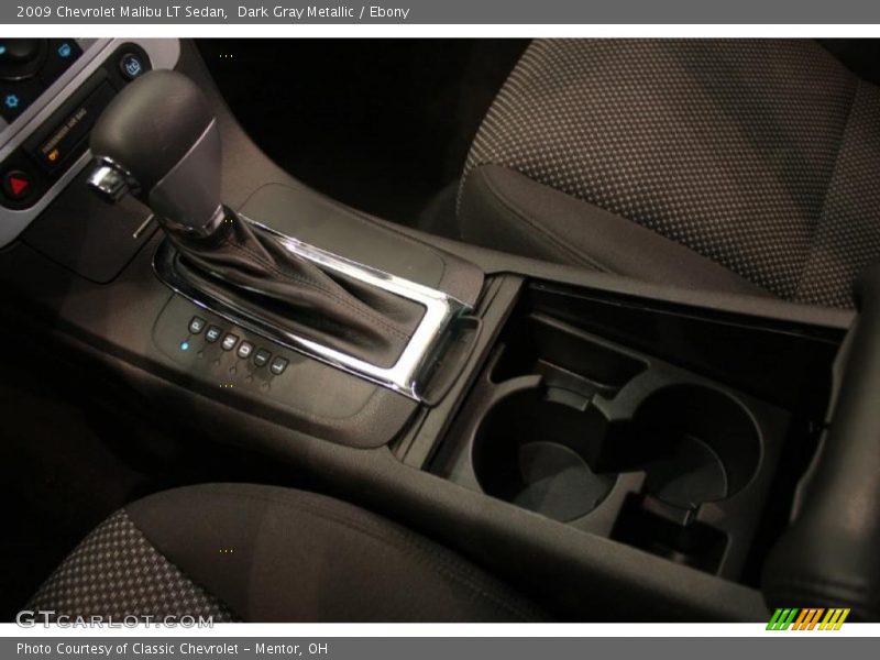 Dark Gray Metallic / Ebony 2009 Chevrolet Malibu LT Sedan