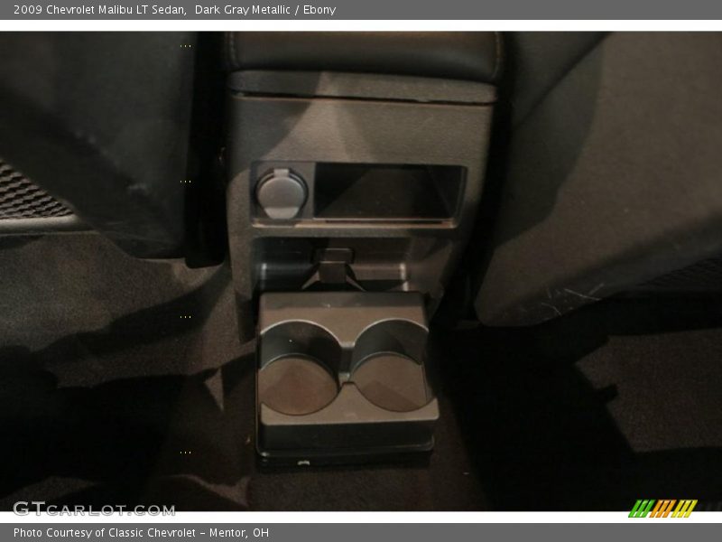 Dark Gray Metallic / Ebony 2009 Chevrolet Malibu LT Sedan