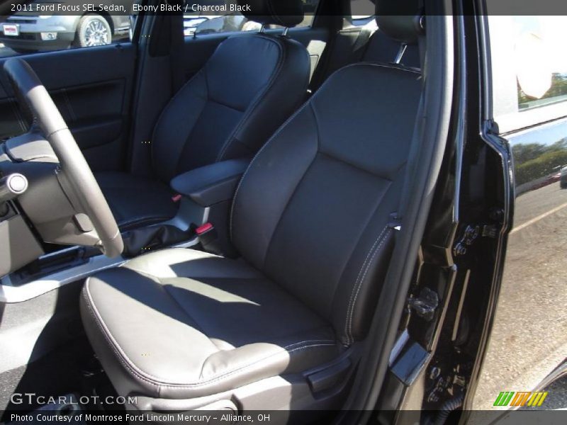 Ebony Black / Charcoal Black 2011 Ford Focus SEL Sedan