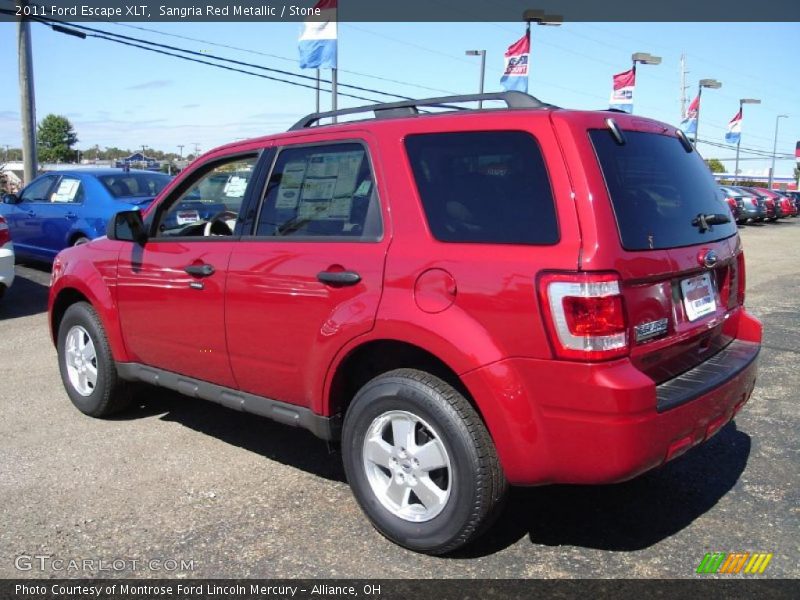 Sangria Red Metallic / Stone 2011 Ford Escape XLT