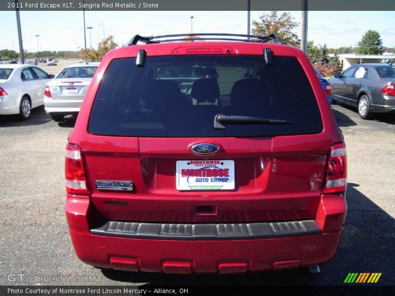 Sangria Red Metallic / Stone 2011 Ford Escape XLT
