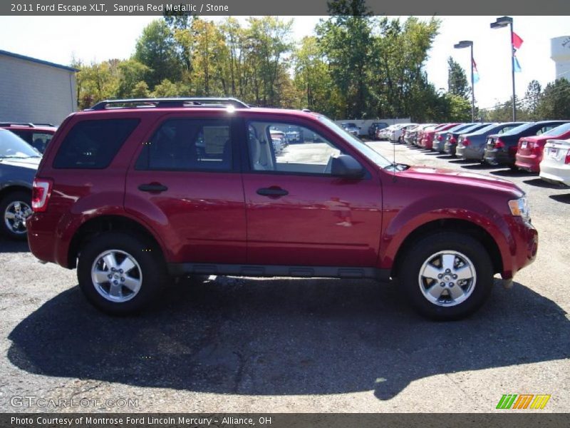 Sangria Red Metallic / Stone 2011 Ford Escape XLT