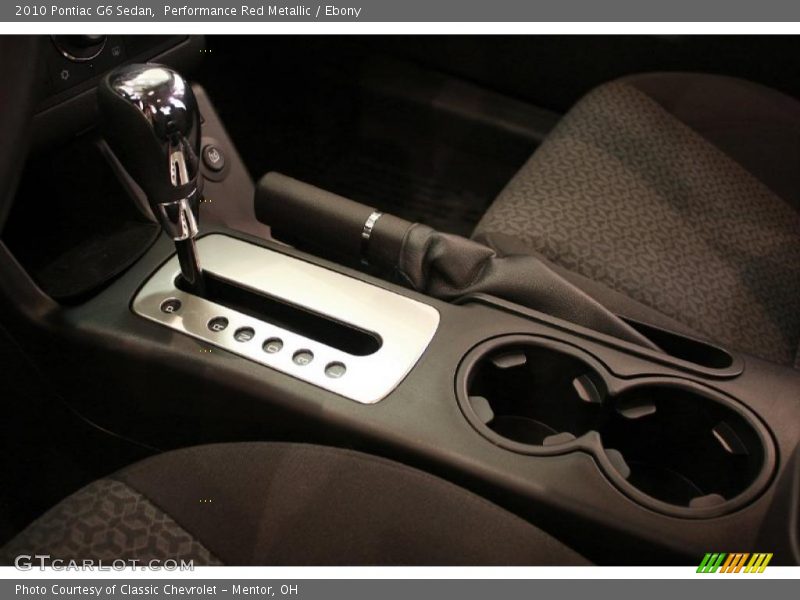 Performance Red Metallic / Ebony 2010 Pontiac G6 Sedan