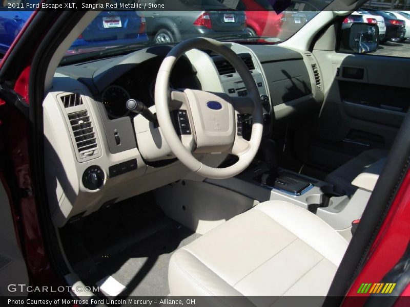 Sangria Red Metallic / Stone 2011 Ford Escape XLT