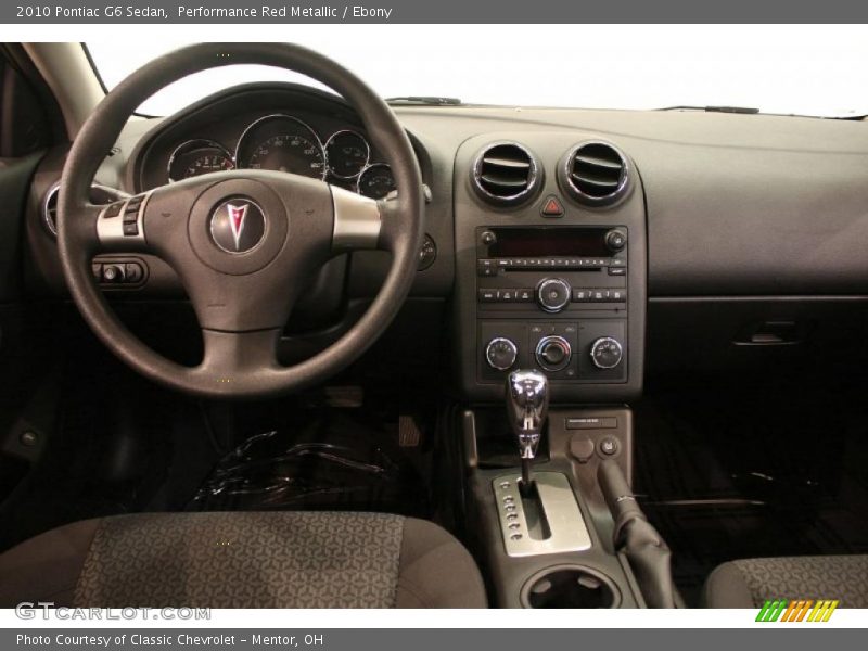 Performance Red Metallic / Ebony 2010 Pontiac G6 Sedan