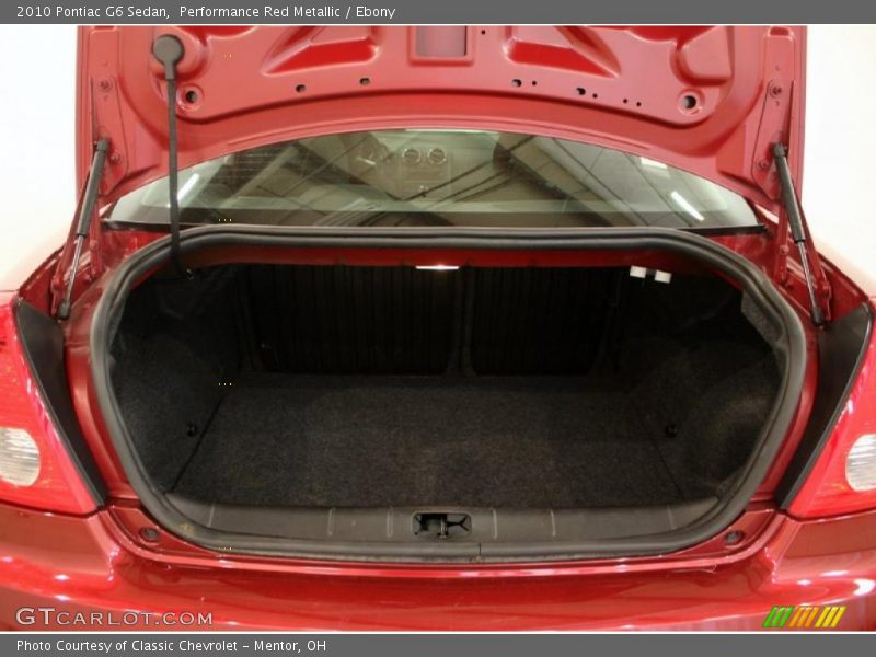 Performance Red Metallic / Ebony 2010 Pontiac G6 Sedan
