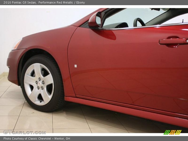 Performance Red Metallic / Ebony 2010 Pontiac G6 Sedan