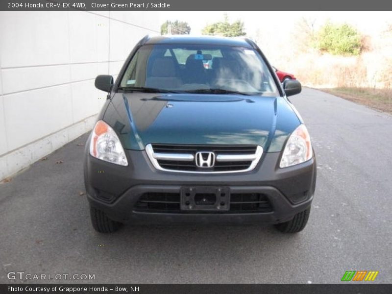 Clover Green Pearl / Saddle 2004 Honda CR-V EX 4WD