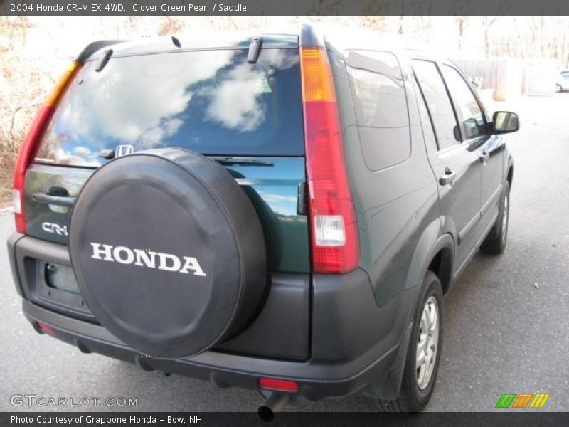 Clover Green Pearl / Saddle 2004 Honda CR-V EX 4WD