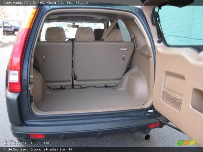 Clover Green Pearl / Saddle 2004 Honda CR-V EX 4WD