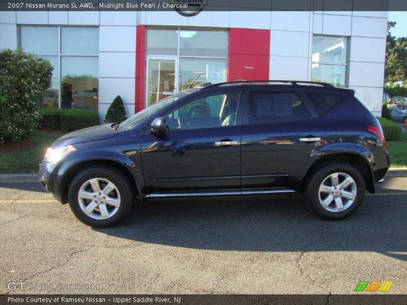 Midnight Blue Pearl / Charcoal 2007 Nissan Murano SL AWD