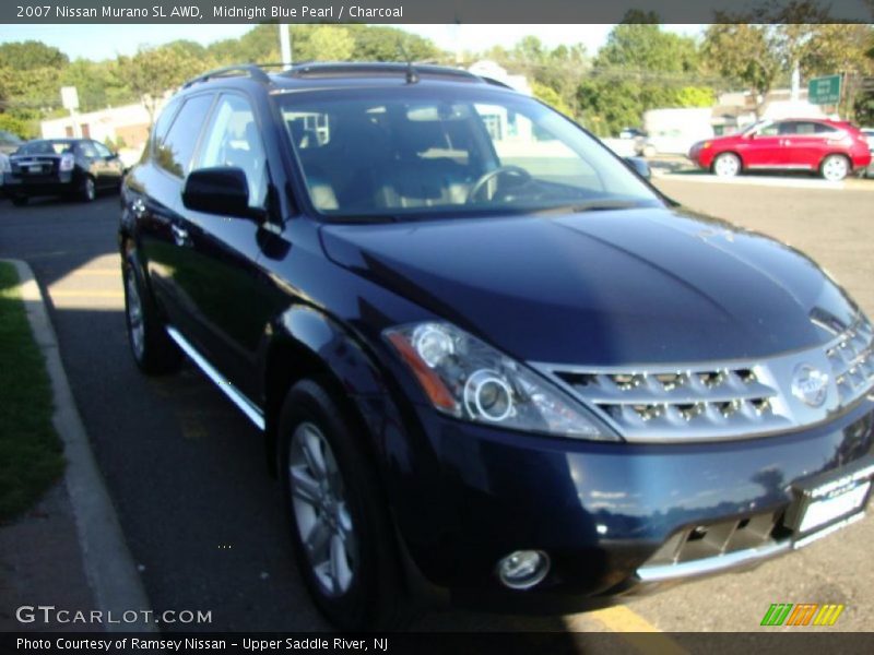 Midnight Blue Pearl / Charcoal 2007 Nissan Murano SL AWD