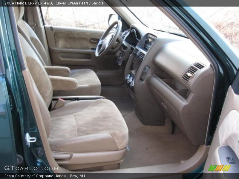 Clover Green Pearl / Saddle 2004 Honda CR-V EX 4WD