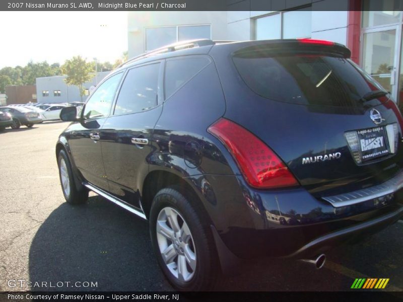 Midnight Blue Pearl / Charcoal 2007 Nissan Murano SL AWD