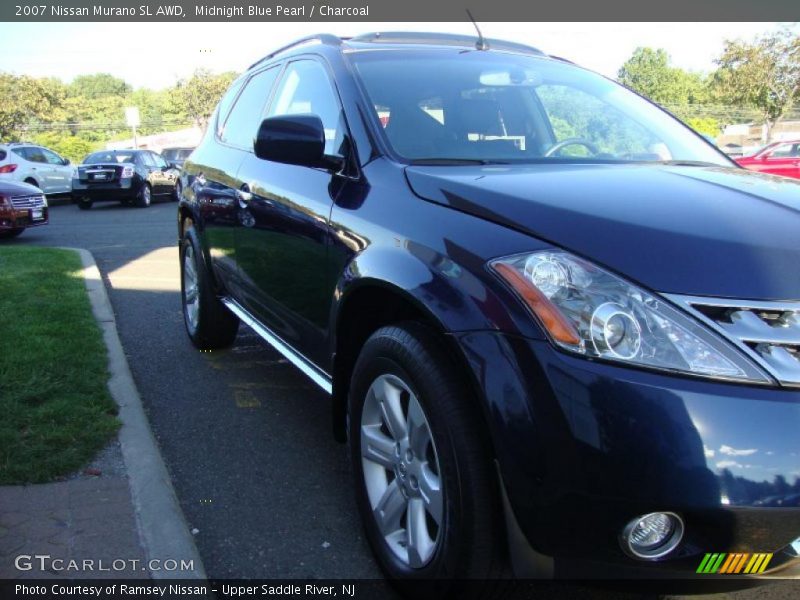Midnight Blue Pearl / Charcoal 2007 Nissan Murano SL AWD