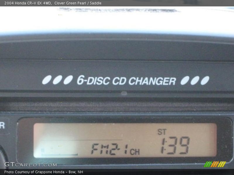 Clover Green Pearl / Saddle 2004 Honda CR-V EX 4WD