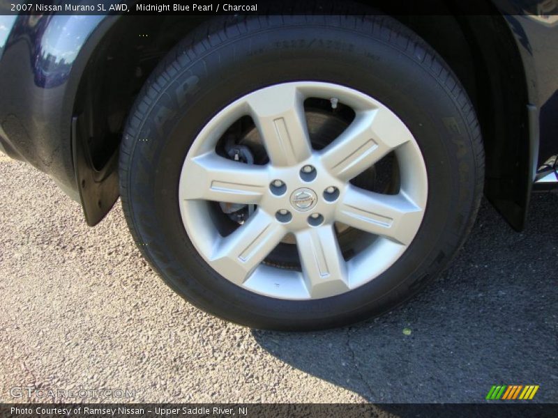 Midnight Blue Pearl / Charcoal 2007 Nissan Murano SL AWD