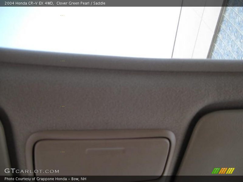 Clover Green Pearl / Saddle 2004 Honda CR-V EX 4WD