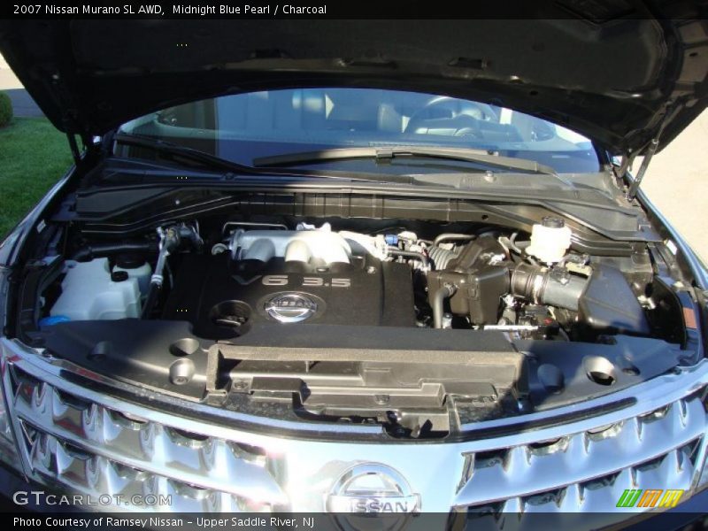Midnight Blue Pearl / Charcoal 2007 Nissan Murano SL AWD