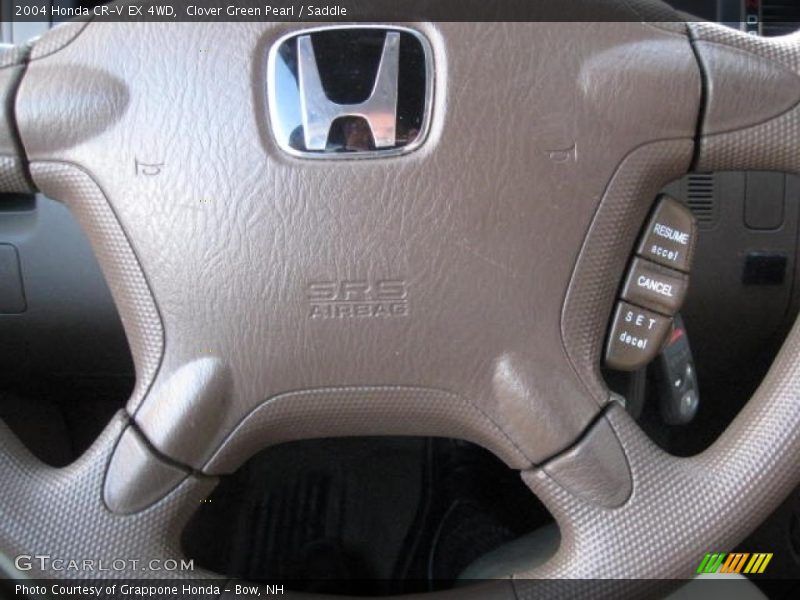 Clover Green Pearl / Saddle 2004 Honda CR-V EX 4WD
