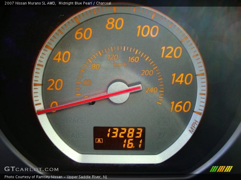 Midnight Blue Pearl / Charcoal 2007 Nissan Murano SL AWD