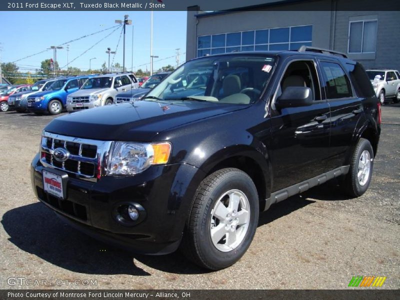 Tuxedo Black Metallic / Stone 2011 Ford Escape XLT