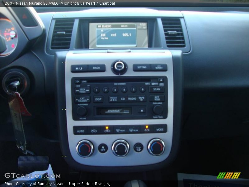 Midnight Blue Pearl / Charcoal 2007 Nissan Murano SL AWD
