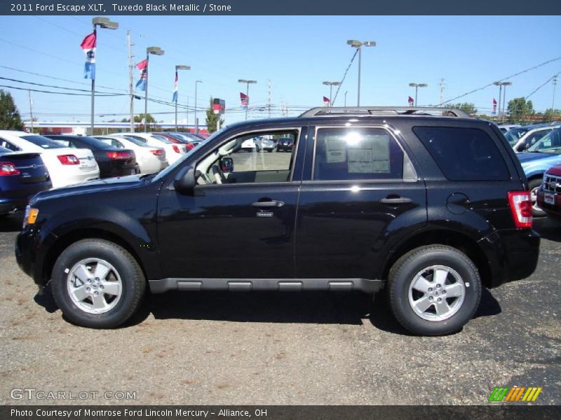 Tuxedo Black Metallic / Stone 2011 Ford Escape XLT
