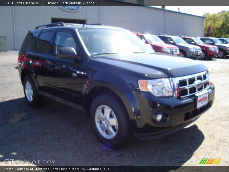 Tuxedo Black Metallic / Stone 2011 Ford Escape XLT