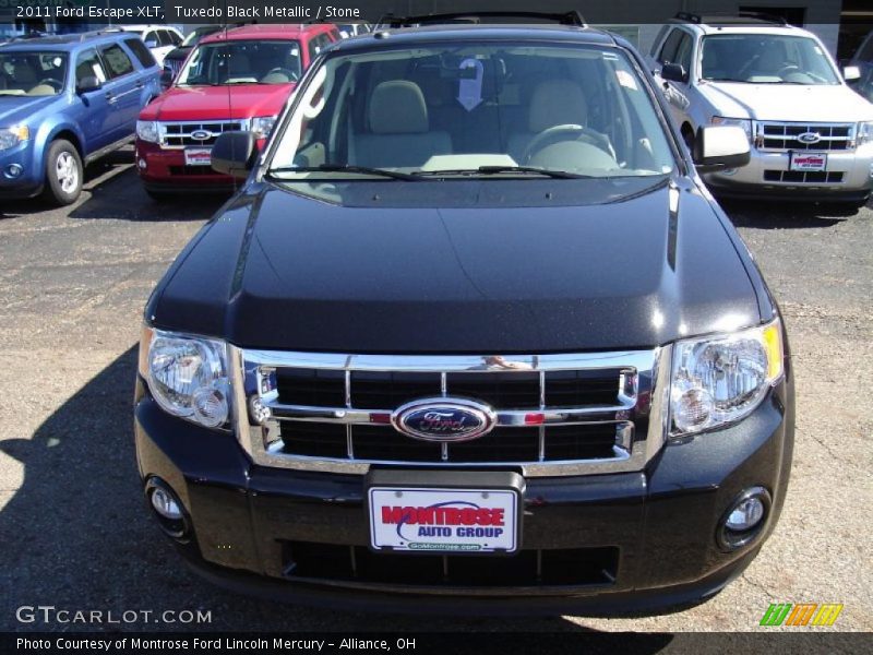 Tuxedo Black Metallic / Stone 2011 Ford Escape XLT