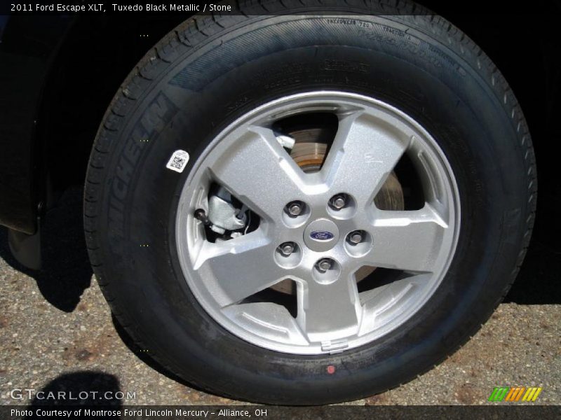 Tuxedo Black Metallic / Stone 2011 Ford Escape XLT
