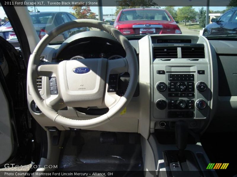 Tuxedo Black Metallic / Stone 2011 Ford Escape XLT
