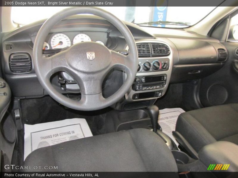 Bright Silver Metallic / Dark Slate Gray 2005 Dodge Neon SXT