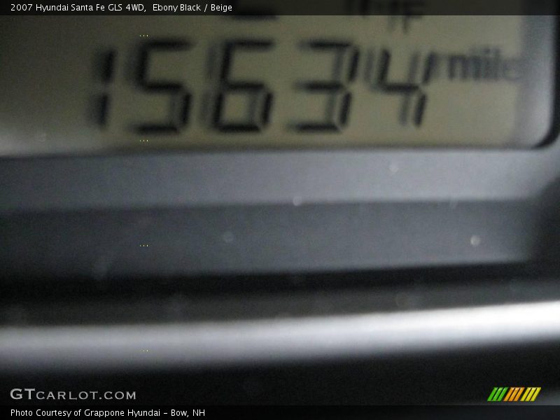 Ebony Black / Beige 2007 Hyundai Santa Fe GLS 4WD